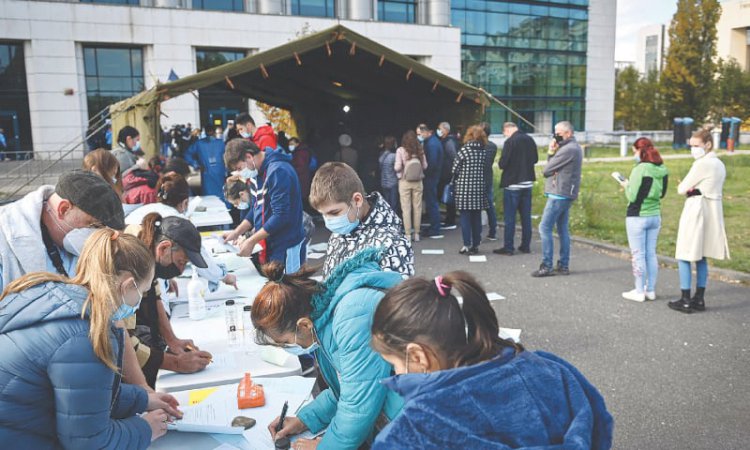Covid cases in Eastern Europe surpass 20m as outbreak worsens