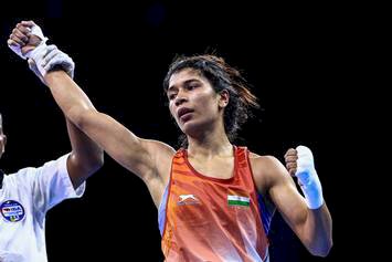 Nikhat Zareen wins gold at Women's World Boxing Championships